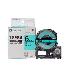 Nhãn in Tepra Epson SC6G | khổ 6mm x dài 8m