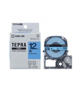 Nhãn in Tepra Epson SC12B | khổ 12mm x dài 8m
