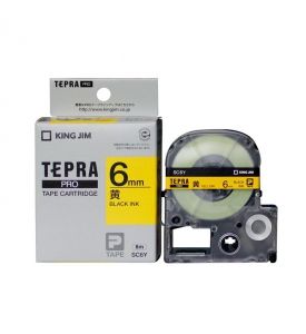 Nhãn in Tepra Epson SC6Y | khổ 6mm x dài 8m