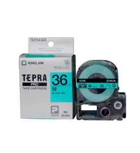 Nhãn in Tepra Epson SC36G | khổ 36mm x dài 8m