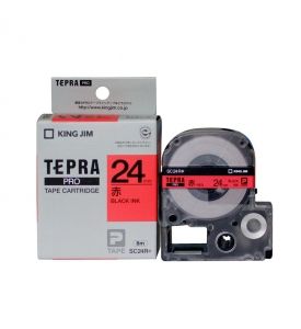 Nhãn in Tepra Epson SC24R | khổ 24mm x dài 8m
